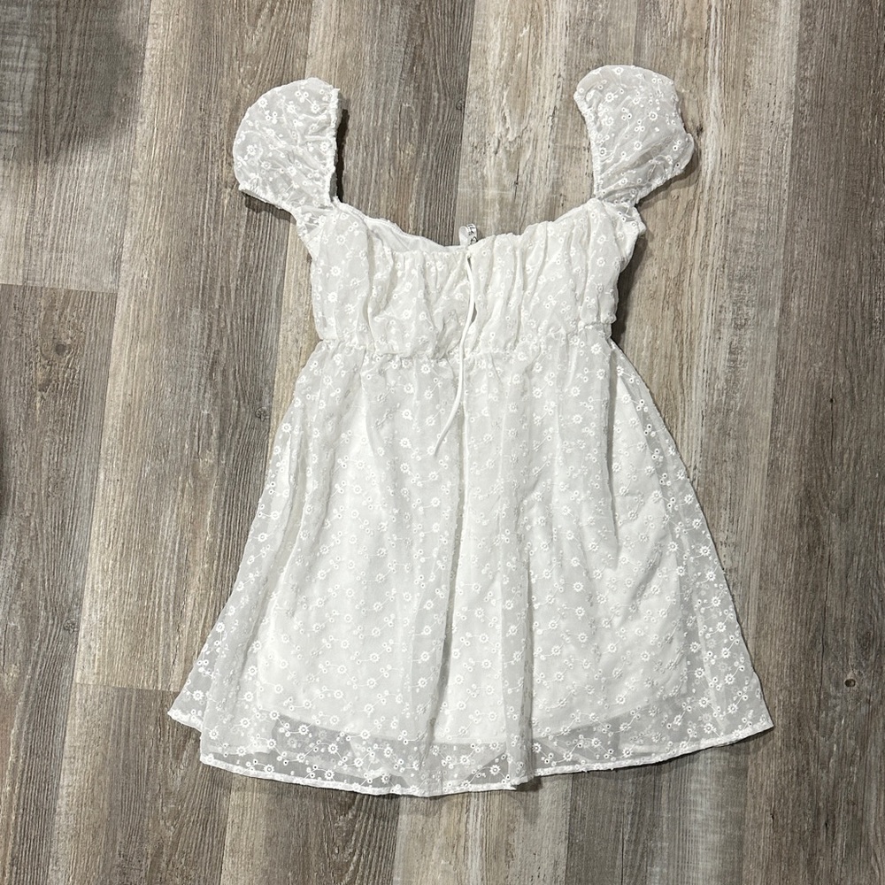 Lucy in the Sky White Mini Dress